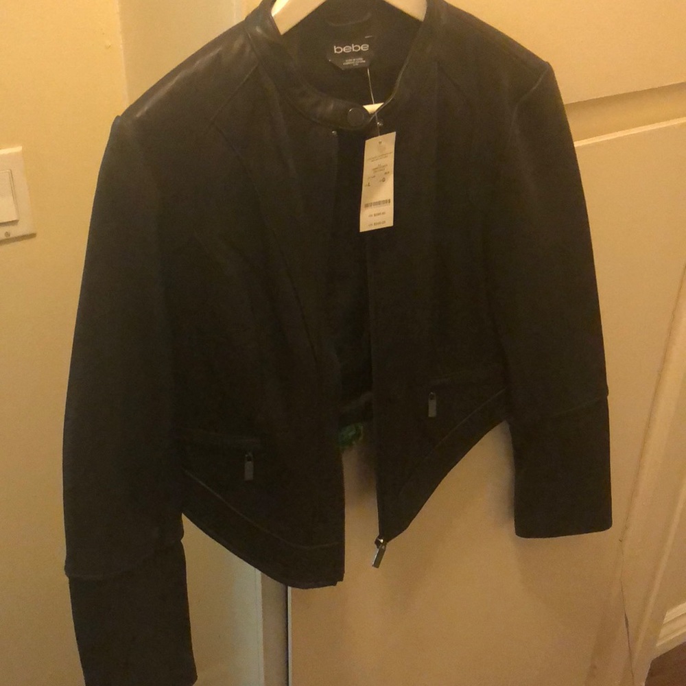 Bebe Moto Leather Jacket